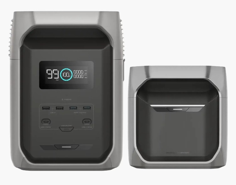 Комплект EcoFlow Зарядна станція DELTA 3 1500 з акумулятором DELTA Pro 3 Extra Battery